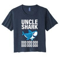 Uncle Shark Doo Doo Doo Matching Family Crop Top