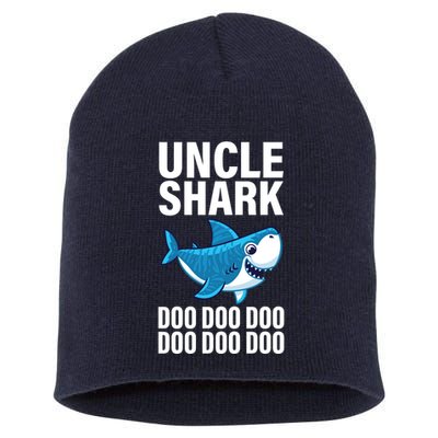 Uncle Shark Doo Doo Doo Matching Family Short Acrylic Beanie