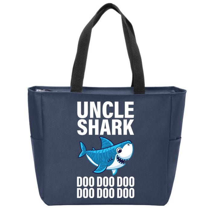 Uncle Shark Doo Doo Doo Matching Family Zip Tote Bag