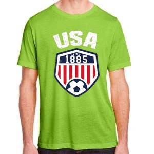 USA Soccer 1885 American Soccer USA Jersey Fan Adult ChromaSoft Performance T-Shirt