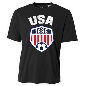 USA Soccer 1885 American Soccer USA Jersey Fan Cooling Performance Crew T-Shirt