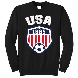 USA Soccer 1885 American Soccer USA Jersey Fan Sweatshirt