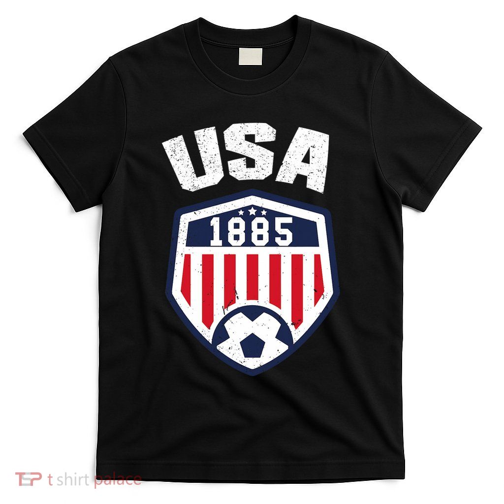 USA Soccer 1885 American Soccer USA Jersey Fan T-Shirt