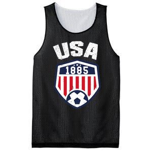 USA Soccer 1885 American Soccer USA Jersey Fan Mesh Reversible Basketball Jersey Tank