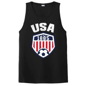 USA Soccer 1885 American Soccer USA Jersey Fan PosiCharge Competitor Tank