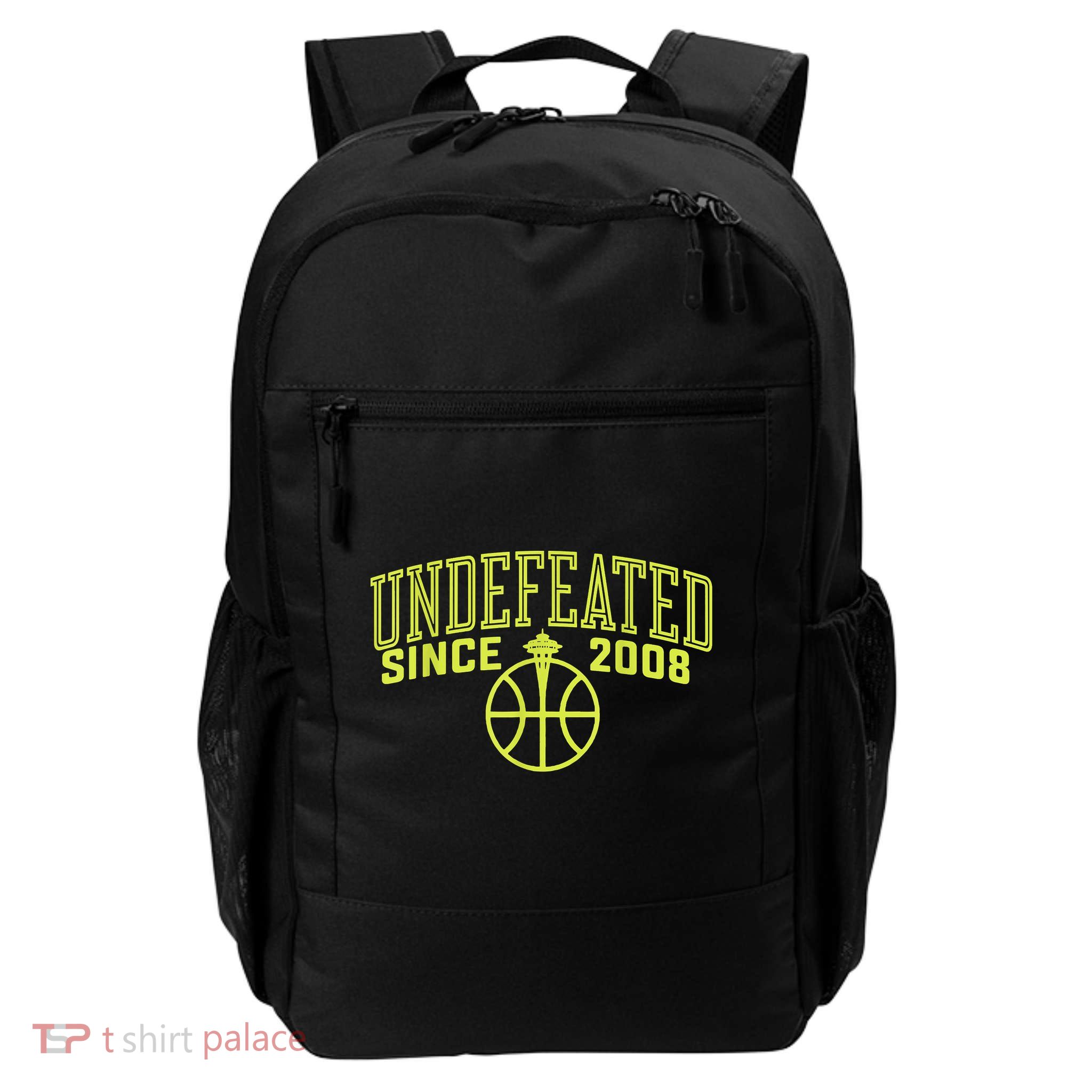 Undefeated Since 2008 Funny Apparel Daily Commute Backpack