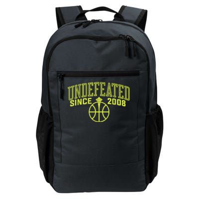 Undefeated Since 2008 Funny Apparel Daily Commute Backpack