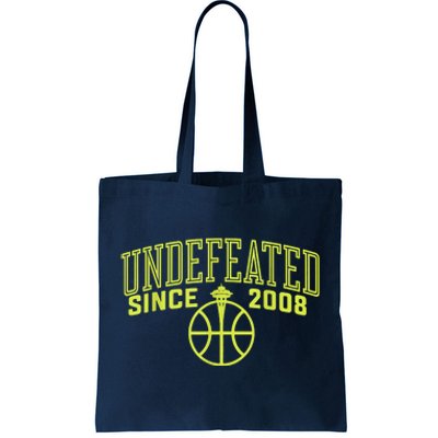 Undefeated Since 2008 Funny Apparel Tote Bag