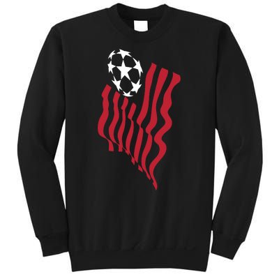 US Soccer Team Flag Ball USA Soccer Sweatshirt