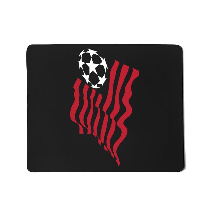 US Soccer Team Flag Ball USA Soccer Mousepad