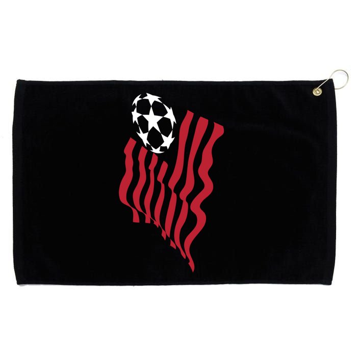 US Soccer Team Flag Ball USA Soccer Grommeted Golf Towel