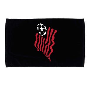 US Soccer Team Flag Ball USA Soccer Microfiber Hand Towel