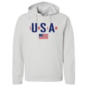 Usa Swim 2024 Performance Fleece Hoodie