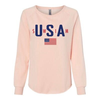 Usa Swim 2024 Womens California Wash Sweatshirt