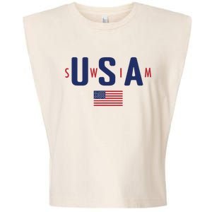 Usa Swim 2024 Garment-Dyed Women's Muscle Tee