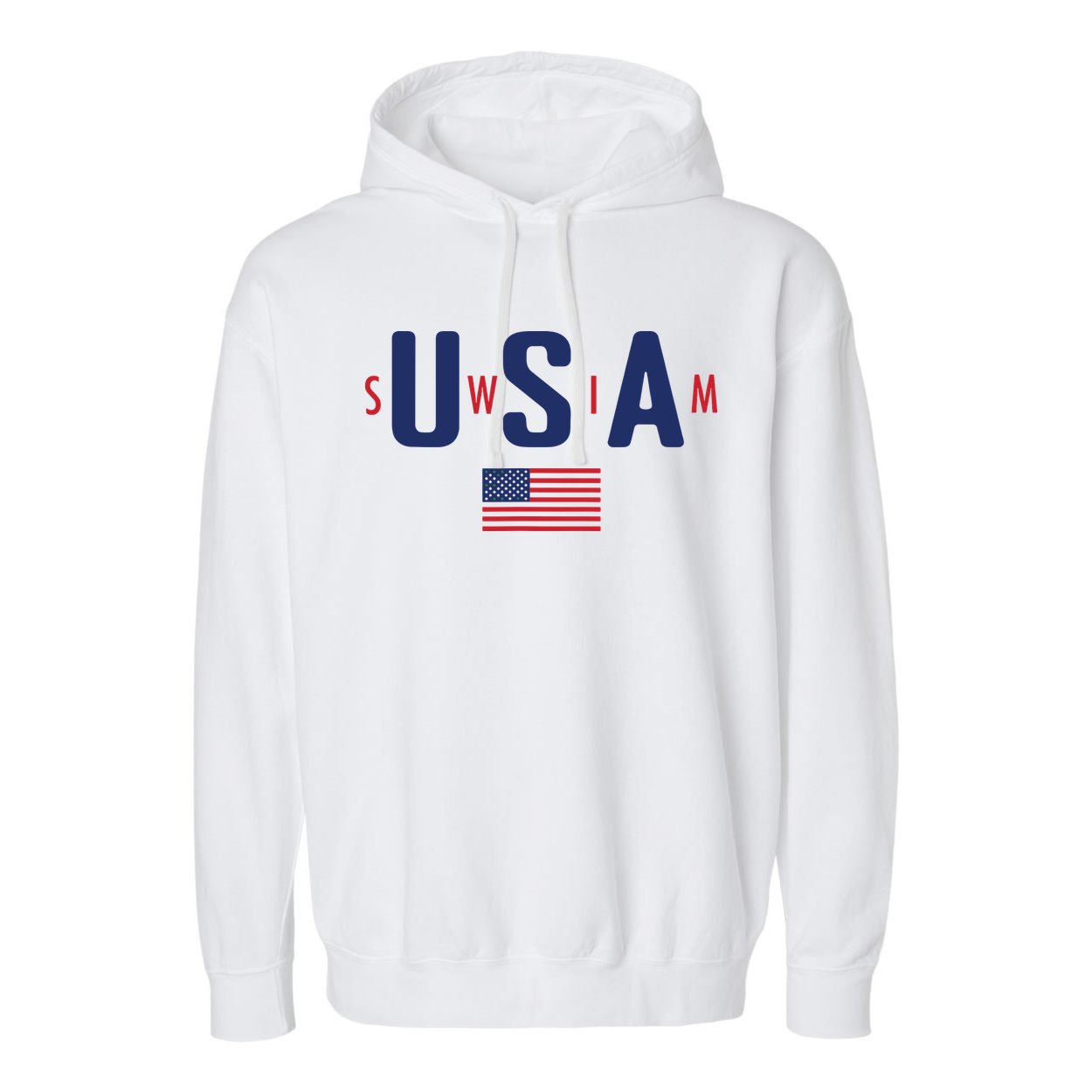 Usa Swim 2024 Garment-Dyed Fleece Hoodie