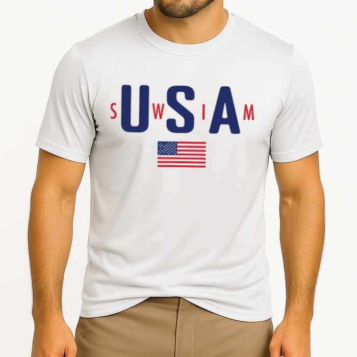 Usa Swim 2024 Cooling Performance Crew T-Shirt