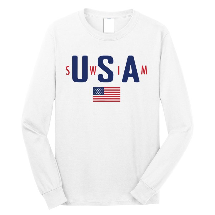 Usa Swim 2024 Long Sleeve Shirt