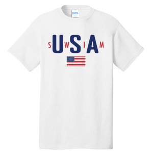 Usa Swim 2024 Tall T-Shirt