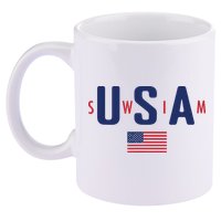 Usa Swim 2024 11oz C Handle Ceramic Mug