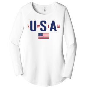 Usa Swim 2024 Women's Perfect Tri Tunic Long Sleeve Shirt