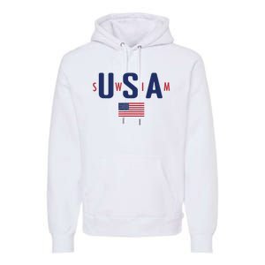 Usa Swim 2024 Premium Hoodie