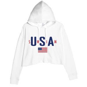 Usa Swim 2024 Crop Fleece Hoodie