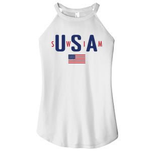 Usa Swim 2024 Women's Perfect Tri Rocker Tank