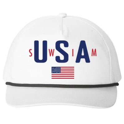 Usa Swim 2024 Snapback Five-Panel Rope Hat