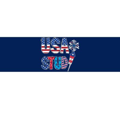 USA Stud 4th Of July Firework Cute Bumper Sticker