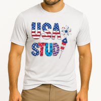 USA Stud 4th Of July Firework Cute Cooling Performance Crew T-Shirt