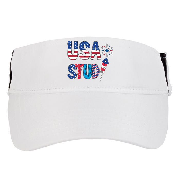 USA Stud 4th Of July Firework Cute Adult Drive Performance Visor