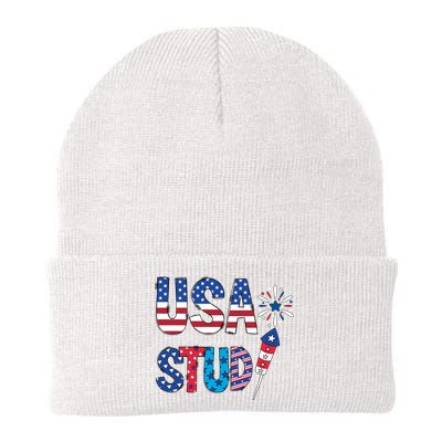 USA Stud 4th Of July Firework Cute Beanie