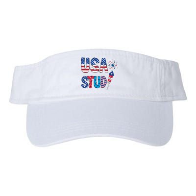 USA Stud 4th Of July Firework Cute Visor