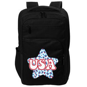 USA Star 4th Of July Festive Holiday Impact Tech Backpack