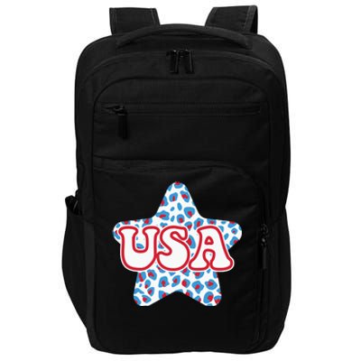 USA Star 4th Of July Festive Holiday Impact Tech Backpack