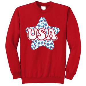 USA Star 4th Of July Festive Holiday Sweatshirt