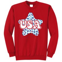 USA Star 4th Of July Festive Holiday Sweatshirt