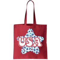 USA Star 4th Of July Festive Holiday Tote Bag