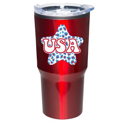 USA Star 4th Of July Festive Holiday Tumbler