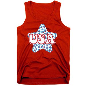 USA Star 4th Of July Festive Holiday Tank Top