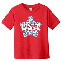 USA Star 4th Of July Festive Holiday Toddler T-Shirt