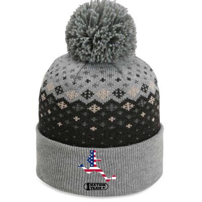 USA 1 Nation Soccer Team The Baniff Cuffed Pom Beanie