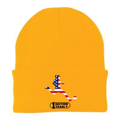 USA 1 Nation Soccer Team Knit Cap Winter Beanie