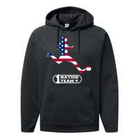 USA 1 Nation Soccer Team Performance Fleece Hoodie