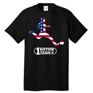 USA 1 Nation Soccer Team Tall T-Shirt