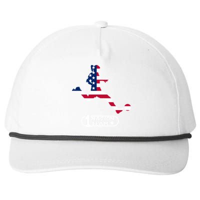 USA 1 Nation Soccer Team Snapback Five-Panel Rope Hat