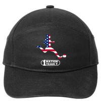 USA 1 Nation Soccer Team 7-Panel Snapback Hat