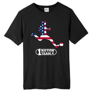 USA 1 Nation Soccer Team Tall Fusion ChromaSoft Performance T-Shirt