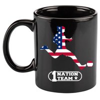 USA 1 Nation Soccer Team 11oz C Handle Ceramic Mug
